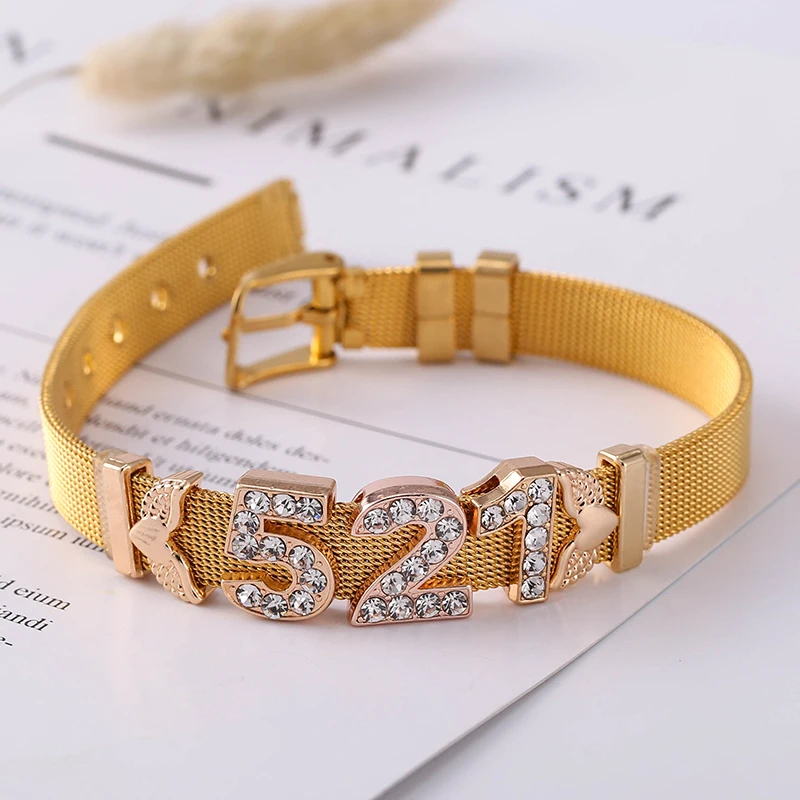 BRACE CODE New Keeper Stainless Steel Strap Bracelet Lady DIY Alloy Accessories Couple Holiday Gift Direct Shipping
BRACE CODE New Keeper Stainless Steel Strap Bracelet Lady DIY Alloy Accessories Couple Holiday Gift Direct Shipping