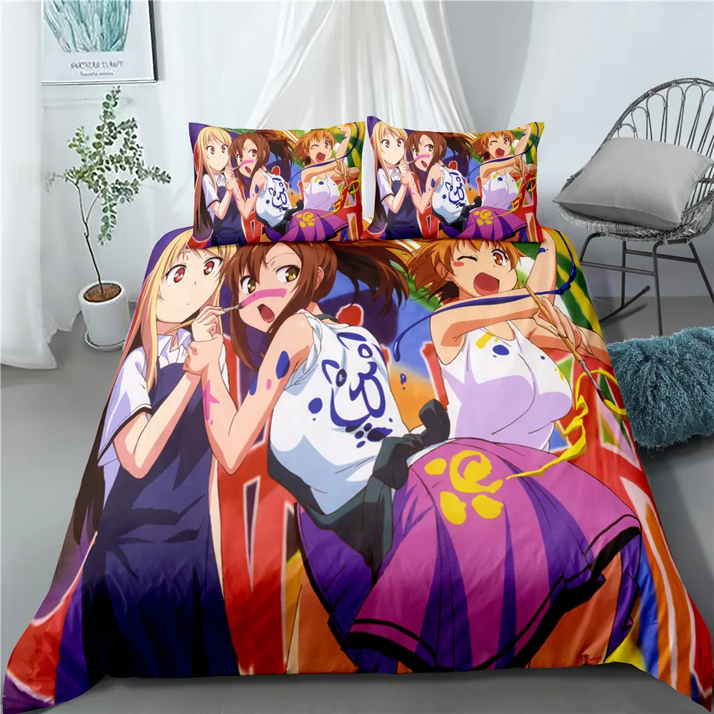 2/3 Pieces Cartoon Bedding Set 3D Print Japan Anime Duvet Cover Sexy/Lovely Girls Bed Quilt Cover Home Textile Bed Cover Set
2/3 Pieces Cartoon Bedding Set 3D Print Japan Anime Duvet Cover Sexy/Lovely Girls Bed Quilt Cover Home Textile Bed Cover Set