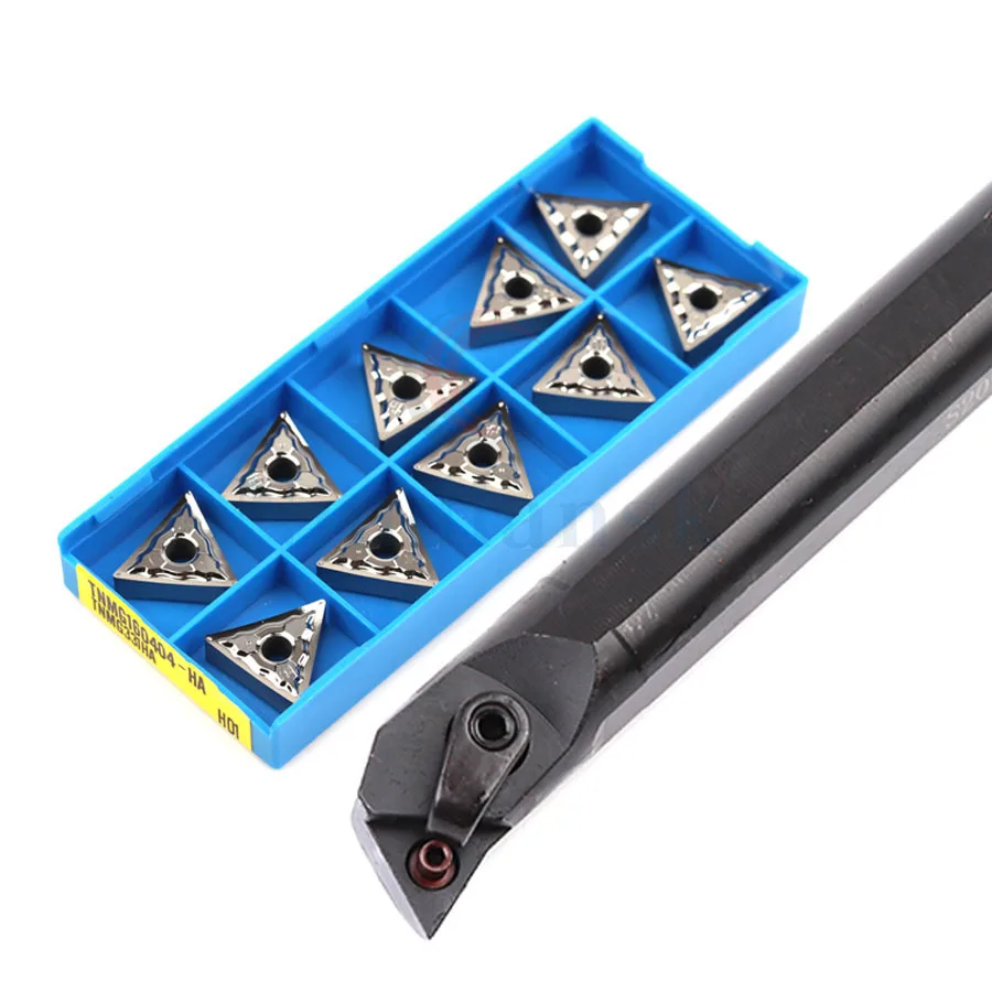 1PC S20R/S25S-MTQNR Internal lathe turning toolholder+TNMG160404 Carbide CNC inserts for MTQNR cutting stainless steel and steel
1PC S20R/S25S-MTQNR Internal lathe turning toolholder+TNMG160404 Carbide CNC inserts for MTQNR cutting stainless steel and steel