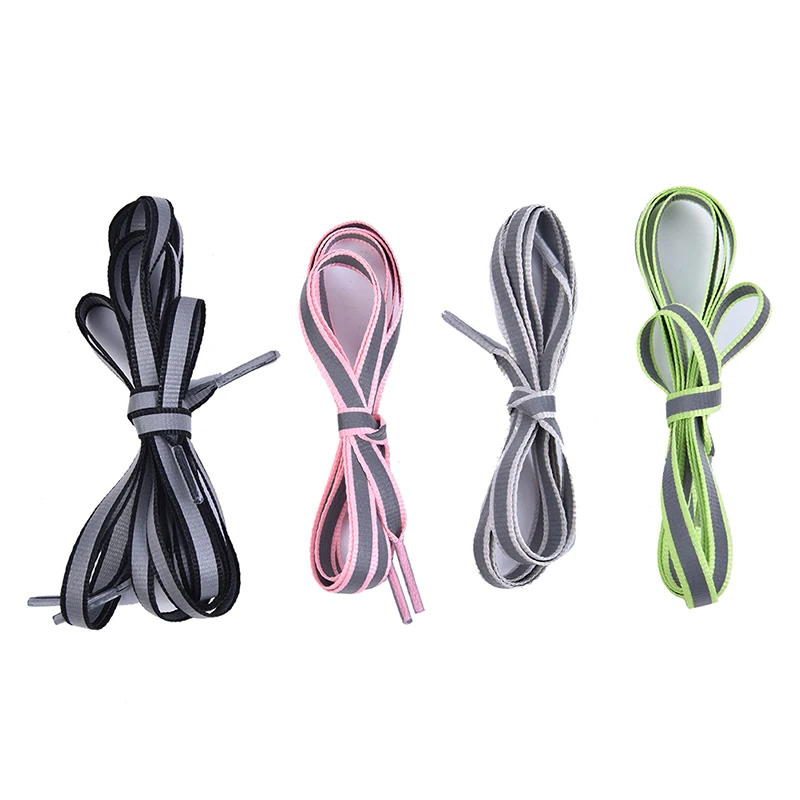 1Pair 110/120cm Cool Highlight Reflective Shoe Laces Athletic Safety Sneakers Shoelaces Night Walk Running Glowing Bootlace
1Pair 110/120cm Cool Highlight Reflective Shoe Laces Athletic Safety Sneakers Shoelaces Night Walk Running Glowing Bootlace