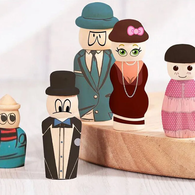 20pcs 15*42mm Creative Wooden Peg Dolls Unfinished Manual Painting Dolls DIY Accessories Craft Home Decor Kids Gift
20pcs 15*42mm Creative Wooden Peg Dolls Unfinished Manual Painting Dolls DIY Accessories Craft Home Decor Kids Gift