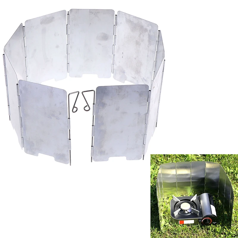 9 Plates Wind Shield Screens Foldable Outdoor Camping Cooking Cooker Gas Stove Windshield Wind Screen
9 Plates Wind Shield Screens Foldable Outdoor Camping Cooking Cooker Gas Stove Windshield Wind Screen