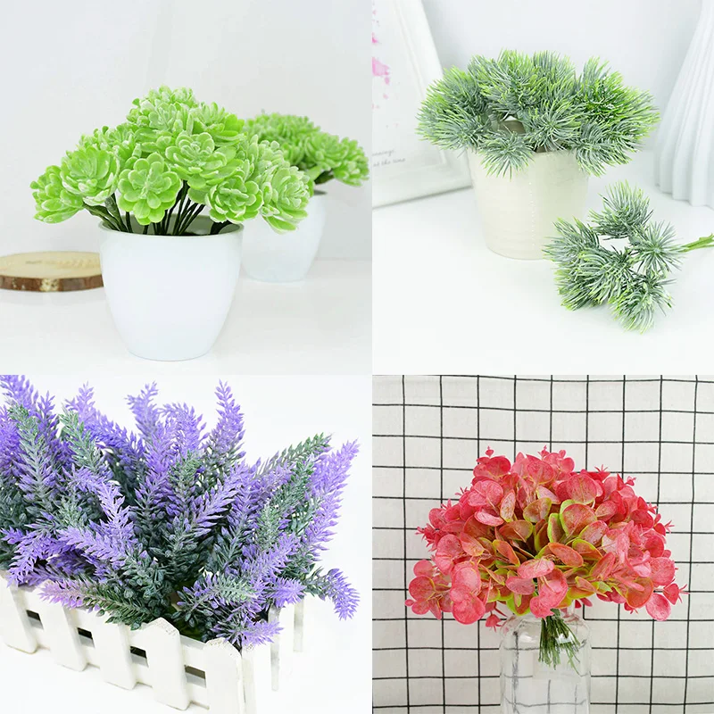Multi-style Decor Fake Plants 2 Bunches Artificial Flowers Mini Mint Leaf Eucalyptus Lavender Succulents Wedding Home Decoration
Multi-style Decor Fake Plants 2 Bunches Artificial Flowers Mini Mint Leaf Eucalyptus Lavender Succulents Wedding Home Decoration