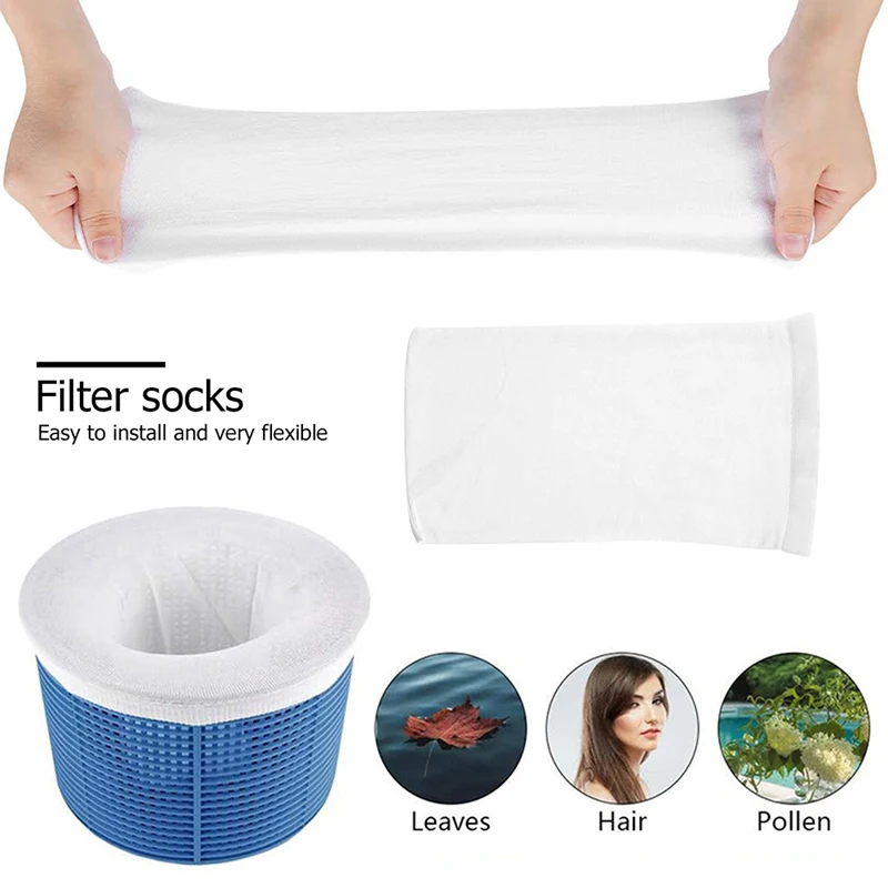 5pcs Pool Skimmer Socks Household Savers Nylon Mesh Filters Swimming Accessories нейлоновый сетевой фильтр
5pcs Pool Skimmer Socks Household Savers Nylon Mesh Filters Swimming Accessories нейлоновый сетевой фильтр