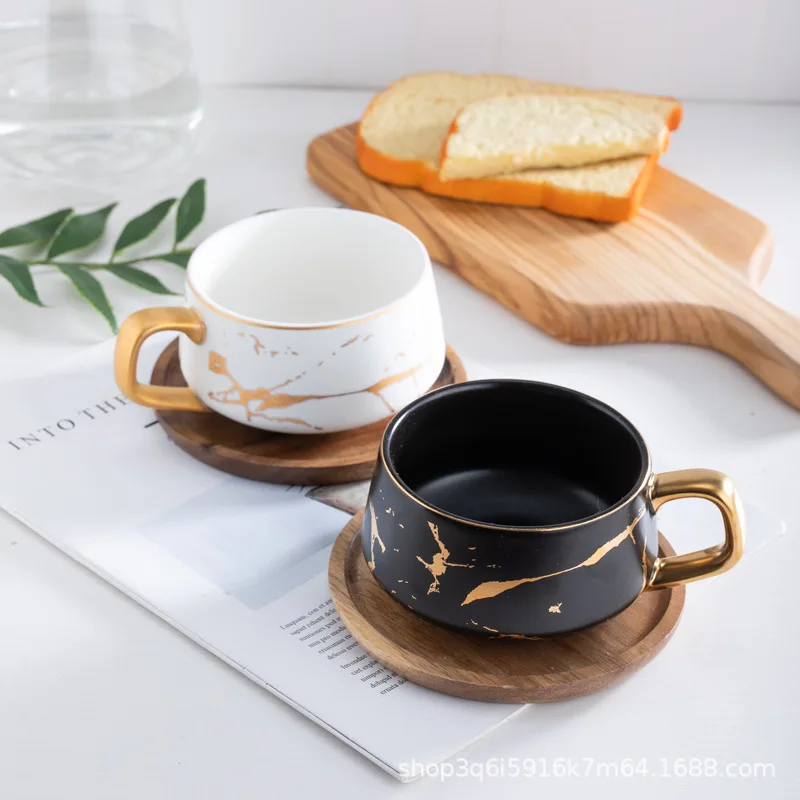 Luxury Nordic Marble Ceramic Coffee cups Condensed Coffee Mugs Cafe Tea breakfast Milk Cups Saucer Suit with Dish Spoon Set Ins
Luxury Nordic Marble Ceramic Coffee cups Condensed Coffee Mugs Cafe Tea breakfast Milk Cups Saucer Suit with Dish Spoon Set Ins