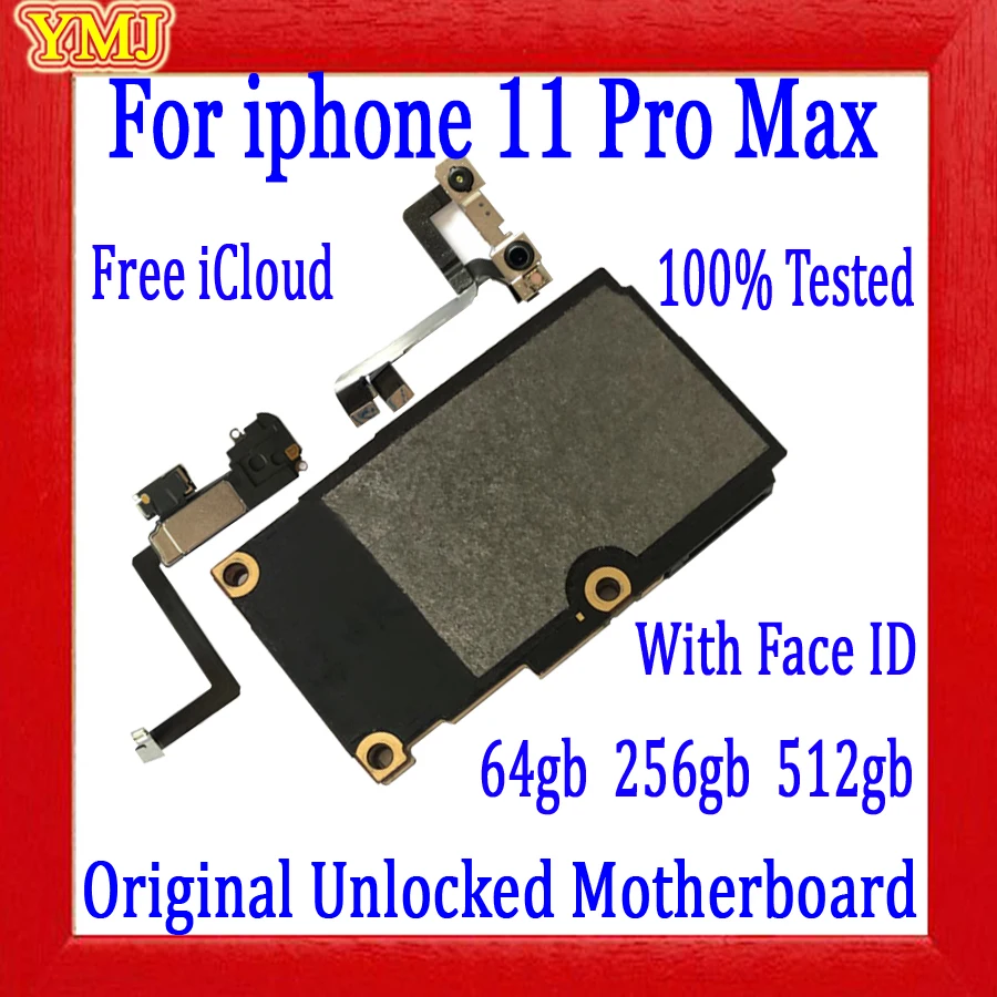64GB/256GB For iPhone 11 pro Max motherboard With/Without Face ID 100% Original With Full Chips Logic Board IOS System good Test
64GB/256GB For iPhone 11 pro Max motherboard With/Without Face ID 100% Original With Full Chips Logic Board IOS System good Test