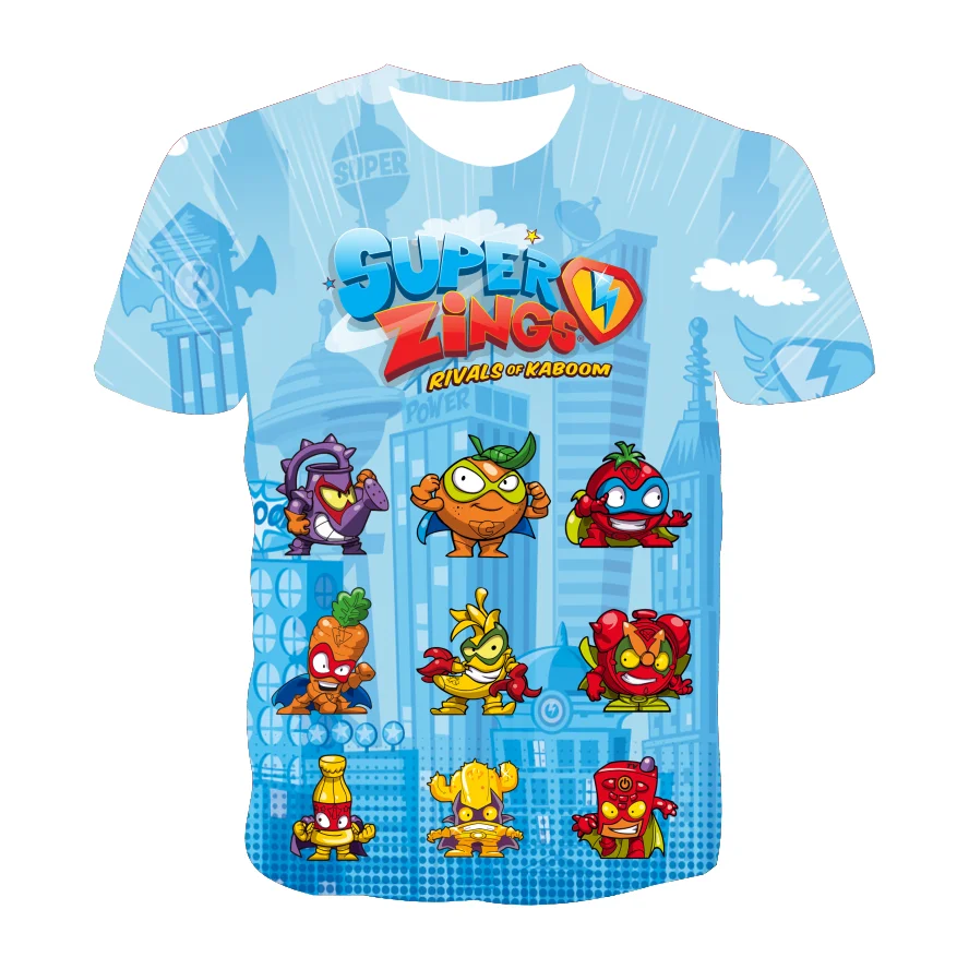 2021 Fashion T Shirt Summer Short Sleeve O-neck Tshirt Superzings Tees For Baby Boys Kids Casual Cartoon T-shirt Girls Tops
2021 Fashion T Shirt Summer Short Sleeve O-neck Tshirt Superzings Tees For Baby Boys Kids Casual Cartoon T-shirt Girls Tops