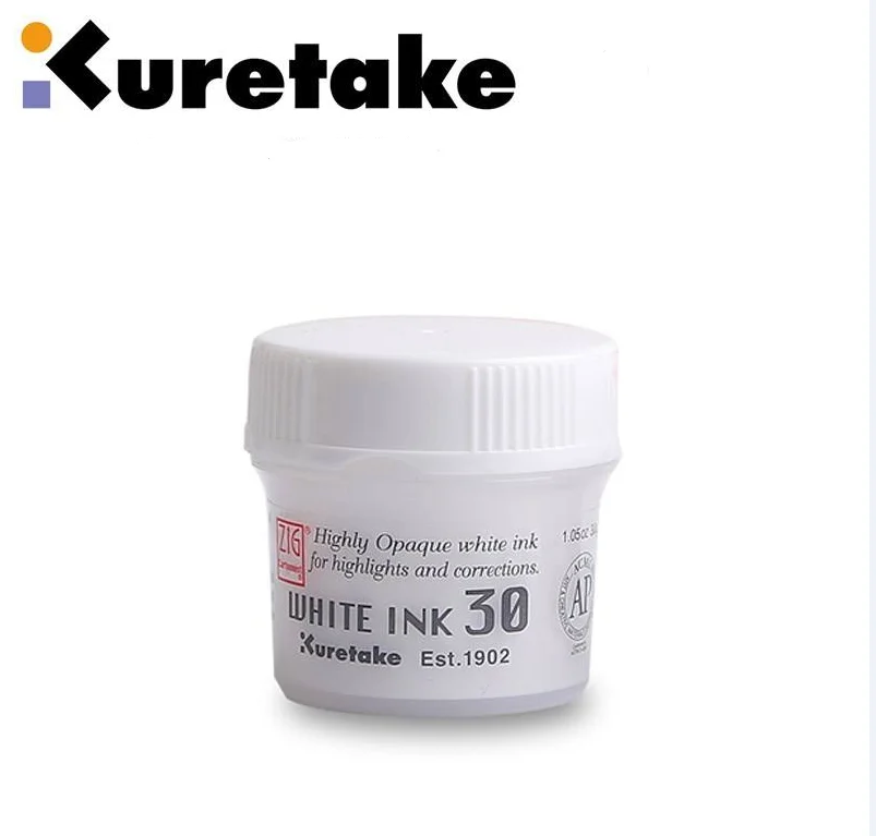 Imported From Japan Kuretake Comics White Ink High-gloss Ink Watercolor Special Liquid Ink
Imported From Japan Kuretake Comics White Ink High-gloss Ink Watercolor Special Liquid Ink