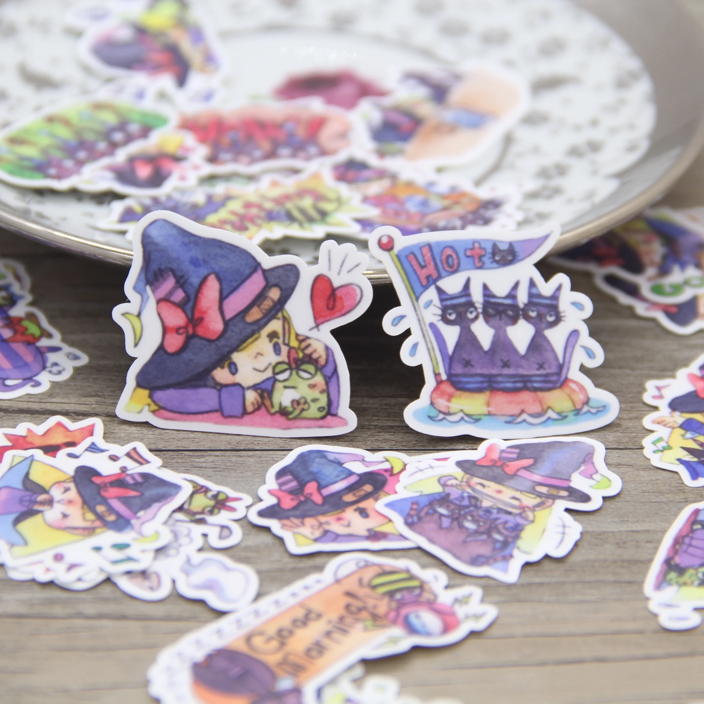 Cute Witch Girl Cat Halloween Scrapbooking Sticker for Kids Children Student Gift Journaling Diary Phone Case DIY Decoration
Cute Witch Girl Cat Halloween Scrapbooking Sticker for Kids Children Student Gift Journaling Diary Phone Case DIY Decoration
