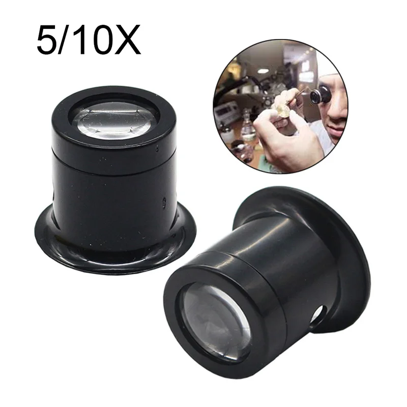 Jeweler Watch Magnifier Tool 10X/5X Monocular Magnifying Glass Loupe Lens Eye Magnifier Len Repair Kit Tool
Jeweler Watch Magnifier Tool 10X/5X Monocular Magnifying Glass Loupe Lens Eye Magnifier Len Repair Kit Tool