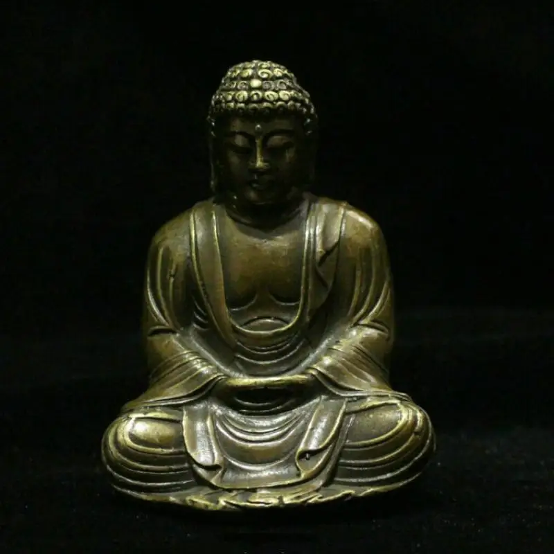

Китай Тибет Буддизм латунь Медь Шакьямуни Амитабха скульптура Будды, статуя Статуи для украшение для дома украшения