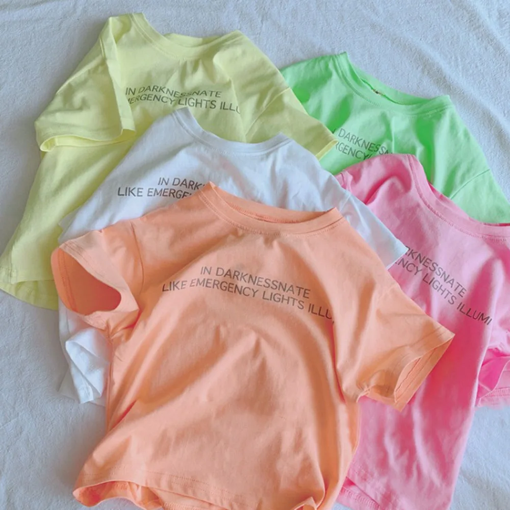 Summer Baby Girls Boys T-Shirt Toddlers Kids Candy Color Short Sleeve Tee Tops 2021 New Casual Loose Tshirts Children Clothes
Summer Baby Girls Boys T-Shirt Toddlers Kids Candy Color Short Sleeve Tee Tops 2021 New Casual Loose Tshirts Children Clothes