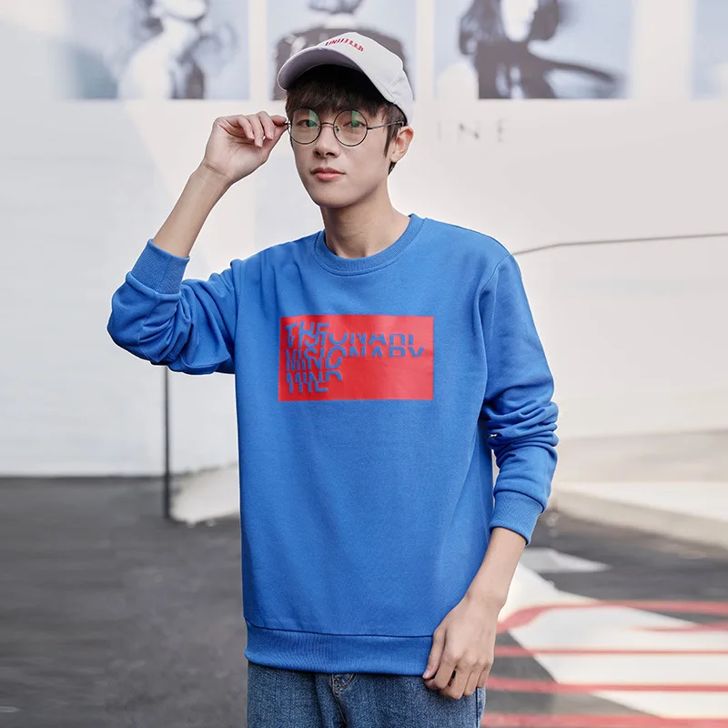 ZHIJING New round Neck Loose Long-Sleeved hoodies Men's Casual Men's hoodies Printed Top
ZHIJING New round Neck Loose Long-Sleeved hoodies Men's Casual Men's hoodies Printed Top