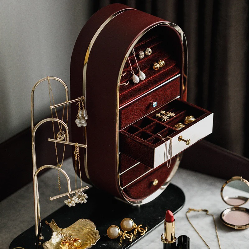 zq Jewelry Box Jewelry Box Exquisite Retro Appearance Light Luxury Storage Vertical Gift
zq Jewelry Box Jewelry Box Exquisite Retro Appearance Light Luxury Storage Vertical Gift