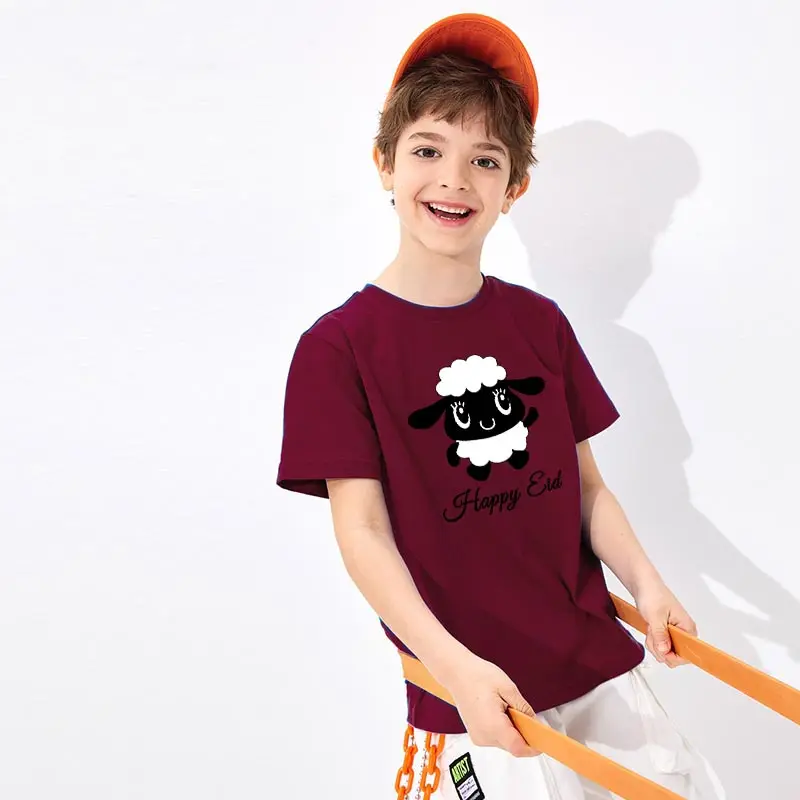 summer Fashion Girls Tshirt Children Boys Short Sleeves Tees Baby Kids Cotton Eid al-Adha Tops For Girls Clothes 1-6Y
summer Fashion Girls Tshirt Children Boys Short Sleeves Tees Baby Kids Cotton Eid al-Adha Tops For Girls Clothes 1-6Y