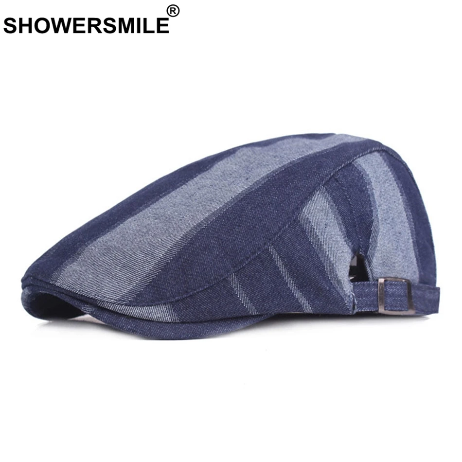 SHOWERSMILE Navy Beret Men Spring Summer Ivy Hats Fashion Denim Cotton Flat Cap Male Adjustable Duckbill Driving Gatsby Caps
SHOWERSMILE Navy Beret Men Spring Summer Ivy Hats Fashion Denim Cotton Flat Cap Male Adjustable Duckbill Driving Gatsby Caps