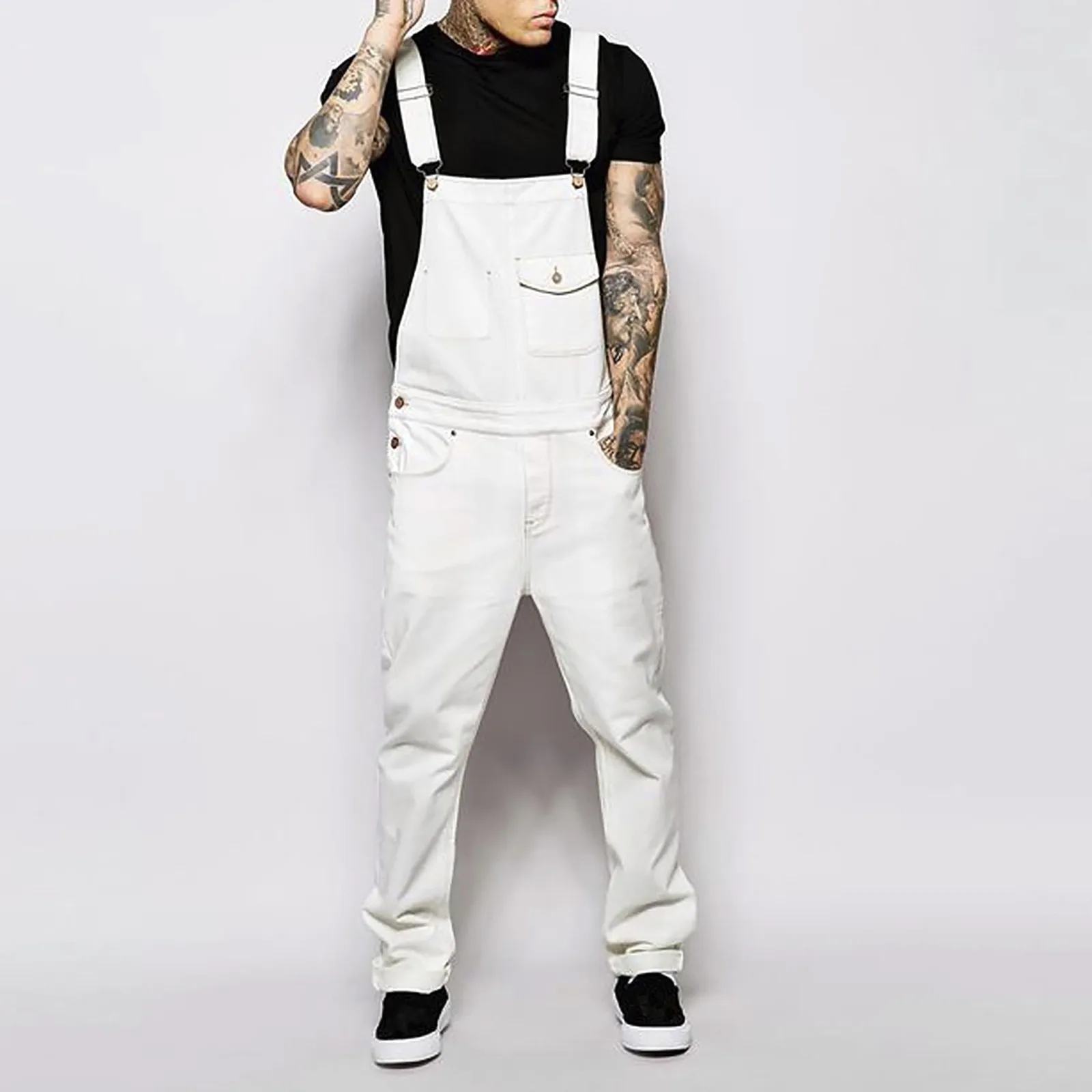 2021 Fashion Men Cargo Suspender Overall Jumpsuit Straight Leg Overalls Pocket Pants Trousers Long Pants Casual Trouser For Male
2021 Fashion Men Cargo Suspender Overall Jumpsuit Straight Leg Overalls Pocket Pants Trousers Long Pants Casual Trouser For Male