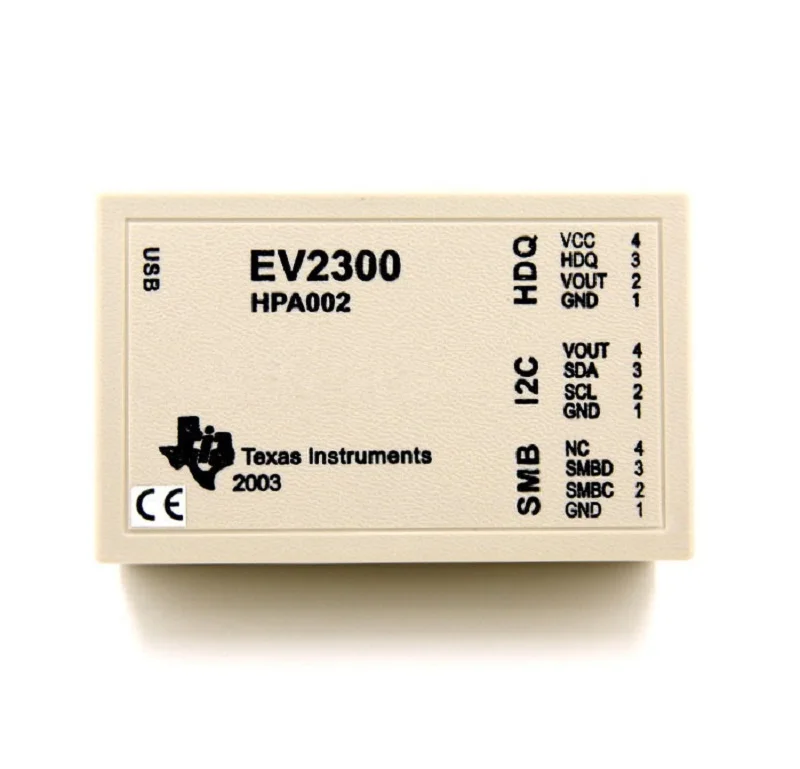 Ev2300 USB based computer board interface tester opens maintenance tool to test battery and circuit list
