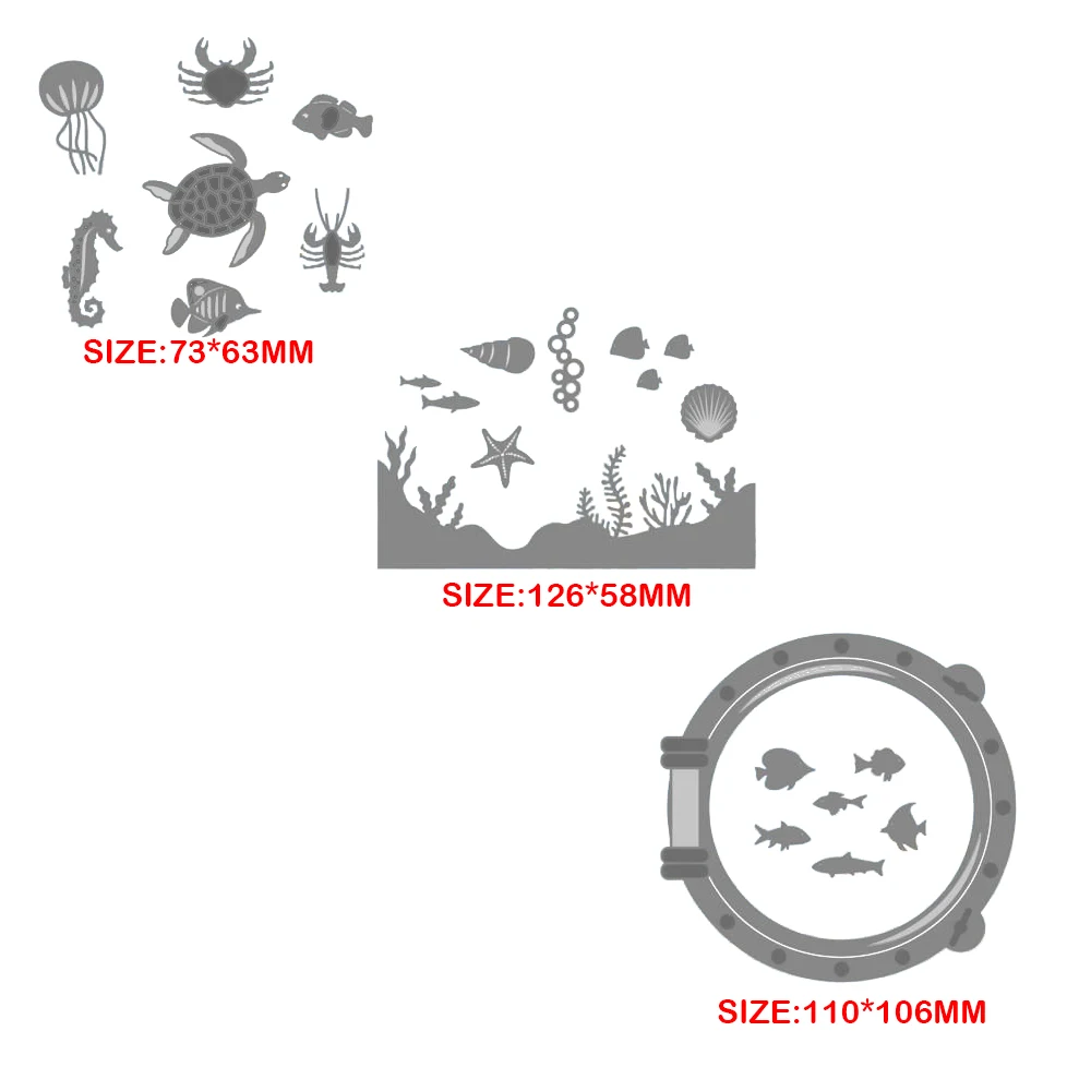 Новое поступление, металлические Вырубные штампы для 2021, скрапбукинг, морские животные, подводный трафарет, тиснение морской жизни, изготов...
Новое поступление, металлические Вырубные штампы для 2021, скрапбукинг, морские животные, подводный трафарет, тиснение морской жизни, изготов...