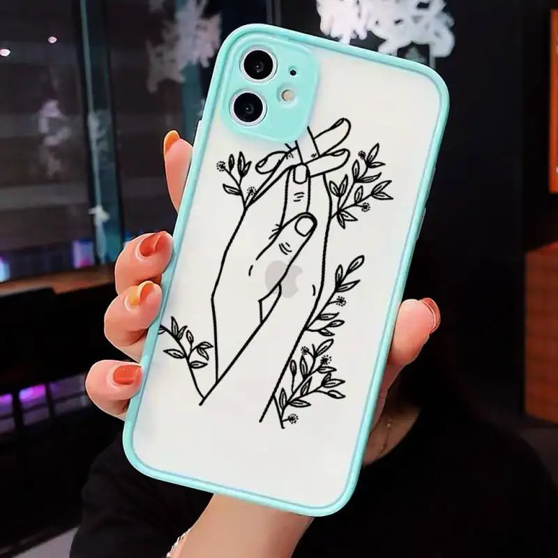 Love yourself Flower Abstract Art Line Phone Cases matte transparent For iphone 7 8 11 12 plus mini x xs xr pro max cover
Love yourself Flower Abstract Art Line Phone Cases matte transparent For iphone 7 8 11 12 plus mini x xs xr pro max cover