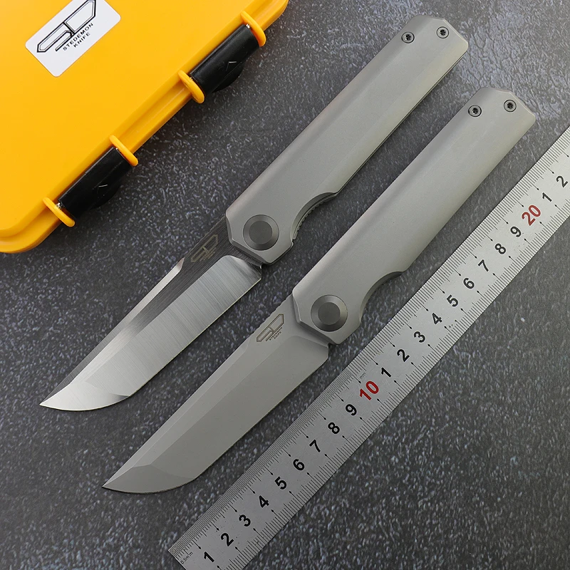 Складной нож STEDEMON M390 из титанового сплава, сталь для защиты, кемпинга, выживания, повседневного использования
Складной нож STEDEMON M390 из титанового сплава, сталь для защиты, кемпинга, выживания, повседневного использования