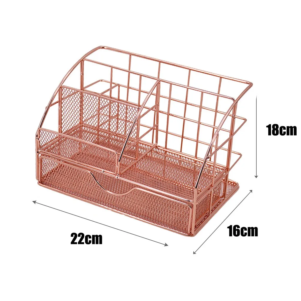 Storage Multi-functional Desk Organizer Mesh Metal Pen Holder Stationery Container Box Office School Supplies Accessories #41
Storage Multi-functional Desk Organizer Mesh Metal Pen Holder Stationery Container Box Office School Supplies Accessories #41