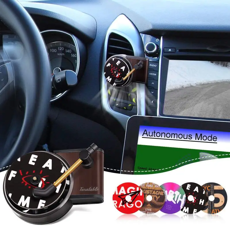 Car Air Freshener Record Player Car Clip Vinyl Spin Phonograph Air Vent Outlet Aromatherapy Clip Smell Diffuser
Car Air Freshener Record Player Car Clip Vinyl Spin Phonograph Air Vent Outlet Aromatherapy Clip Smell Diffuser