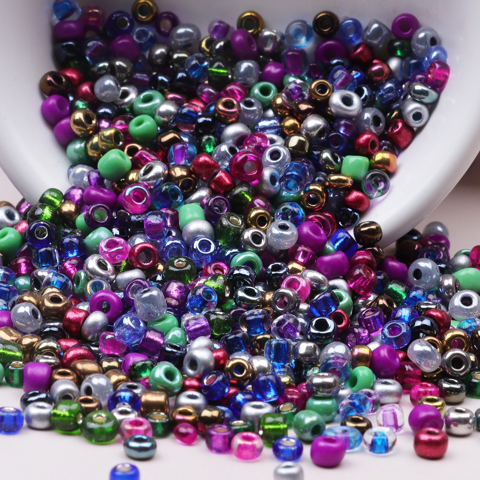 Make DIY craft bracelets necklace earrings jewelry supplies glass seed beads with elastic rope small craft beads
Make DIY craft bracelets necklace earrings jewelry supplies glass seed beads with elastic rope small craft beads