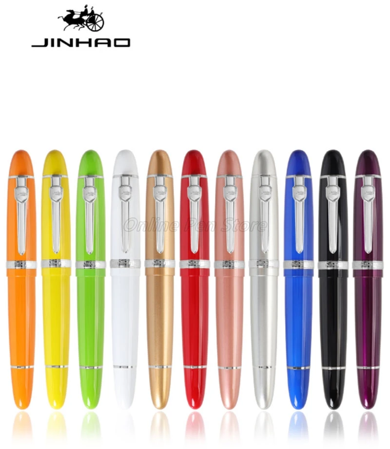 Jinhao 159 Big Size Metal Roller Ball Pen Silver Trim Refillable Professional Office Stationery Writing Accessory
Jinhao 159 Big Size Metal Roller Ball Pen Silver Trim Refillable Professional Office Stationery Writing Accessory
