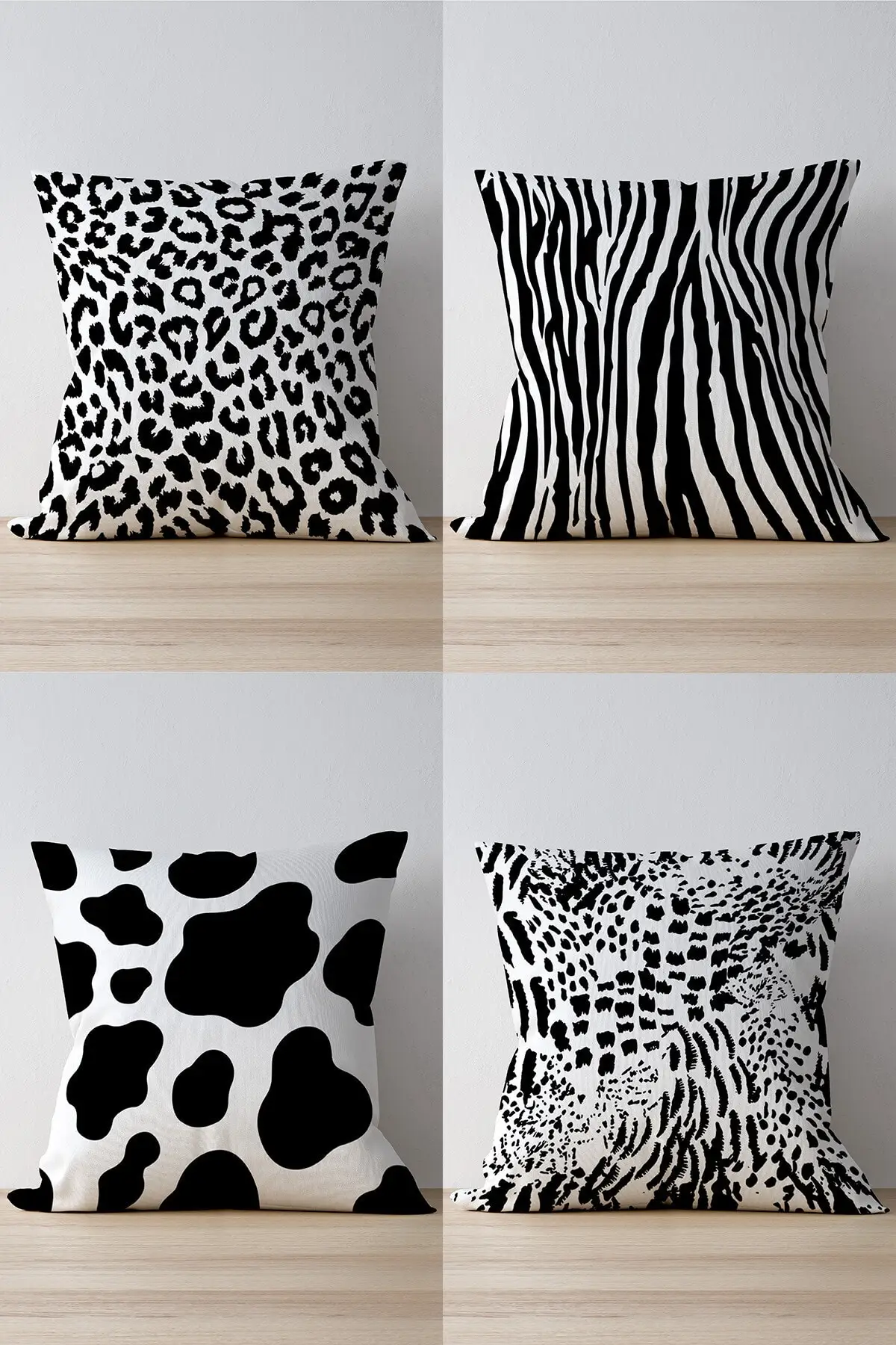 Double Side Printed Animal Patterned 4'Lü Suede Pillow Decorate Case Good Quality Stylish Home Garden Room Kitchen Gift Convenient Decorative Modern
Double Side Printed Animal Patterned 4'Lü Suede Pillow Decorate Case Good Quality Stylish Home Garden Room Kitchen Gift Convenient Decorative Modern