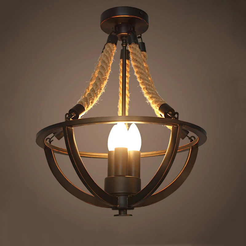 Vintage Retro Loft Chandelier Restaurant Dining Room Bar Cafe Light Living Room Clothing Salon Droplight Hemp Rope Pendant Lamp
Vintage Retro Loft Chandelier Restaurant Dining Room Bar Cafe Light Living Room Clothing Salon Droplight Hemp Rope Pendant Lamp