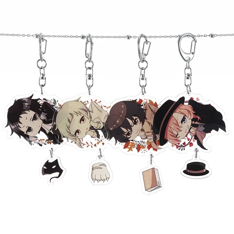 Аниме бродячие собаки брелок дазай Осаму Akutagawa Ryunosuke накахара чуя Nakajima Atsushi