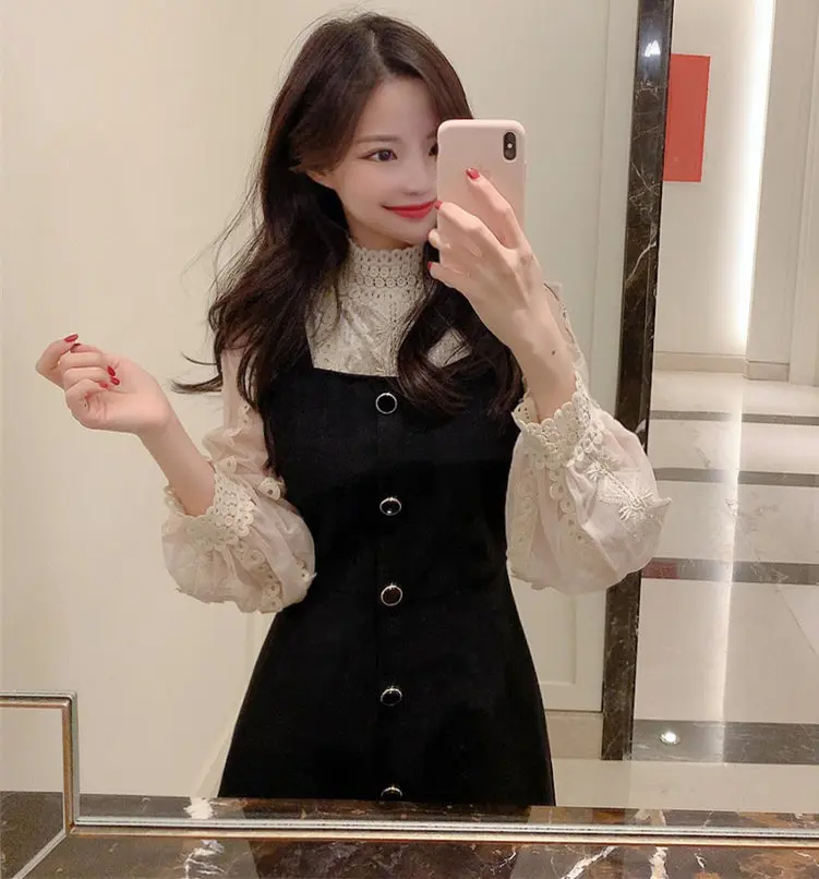 Winter sundress Vintage dress Sleeveless suits Women Dresses Female lace blouse suits Robe Femme Vestido women two piece outfits
Winter sundress Vintage dress Sleeveless suits Women Dresses Female lace blouse suits Robe Femme Vestido women two piece outfits
