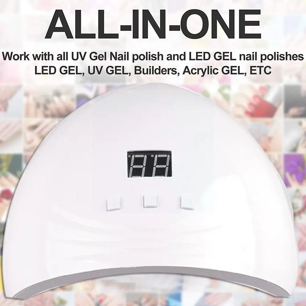 88W Nail Dryer Machine LED Nails Lamp Double Light Source Induction Lamp Intelligent For Drying Nails Gel Four-speed Tools X5N8
88W Nail Dryer Machine LED Nails Lamp Double Light Source Induction Lamp Intelligent For Drying Nails Gel Four-speed Tools X5N8