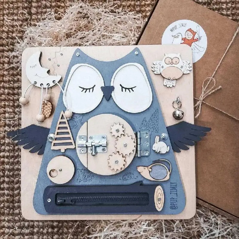 New Kid Animal Busy Board Busy House Montessori Early Education Teaching Aids Zipper Shoelace Windmill Wooden Fun Cognition Toys
New Kid Animal Busy Board Busy House Montessori Early Education Teaching Aids Zipper Shoelace Windmill Wooden Fun Cognition Toys
