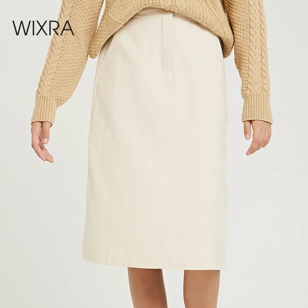 Wixra Casual Skirts Womens Midi Knee Length Korean Elegant Button Solid High Waist Female Skirt Summer Autumn
Wixra Casual Skirts Womens Midi Knee Length Korean Elegant Button Solid High Waist Female Skirt Summer Autumn
