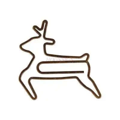 10pcs Bronze Flattened Deer Paper Clip Animal Paper Clip Cartoon Paper Clip Shape Paper Clip Shaped Pin
10pcs Bronze Flattened Deer Paper Clip Animal Paper Clip Cartoon Paper Clip Shape Paper Clip Shaped Pin