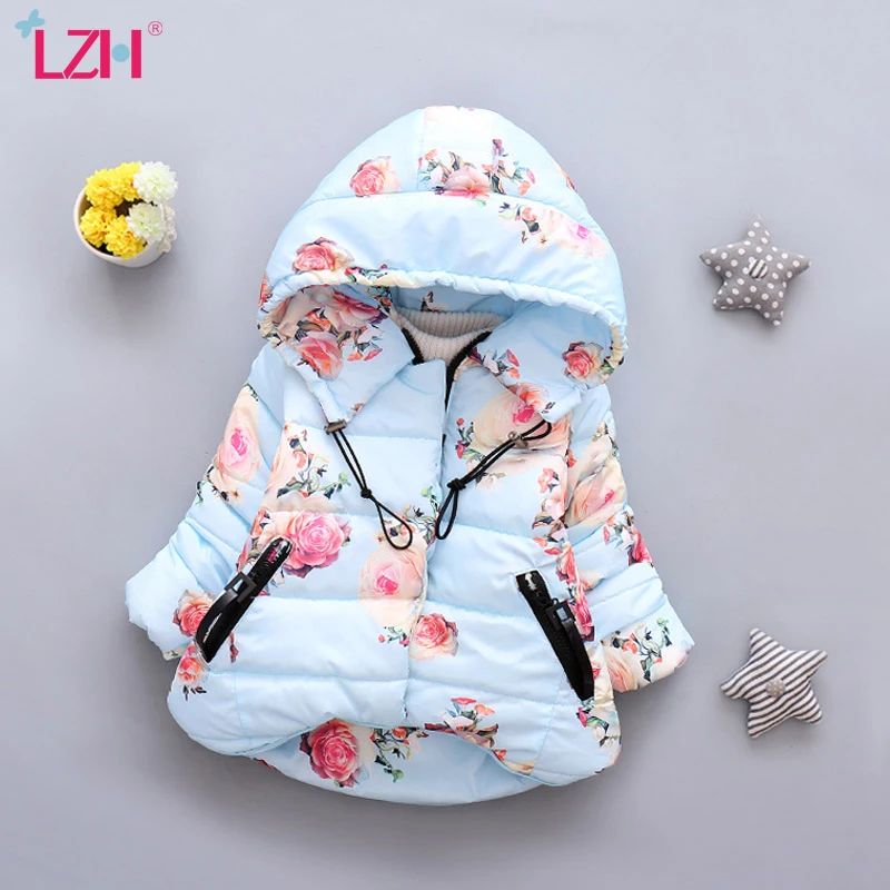 LZH детское пальто Осень зима 2020 куртка для маленьких девочек детская верхняя