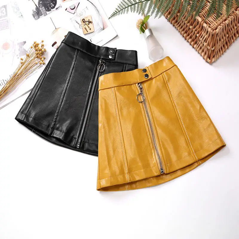 Toddler Girl Skirts 2019 Autumn Winter New Baby Girl PU Leather Skirt Toddler Clothes Children's Zipper Design A-line Skirts
Toddler Girl Skirts 2019 Autumn Winter New Baby Girl PU Leather Skirt Toddler Clothes Children's Zipper Design A-line Skirts