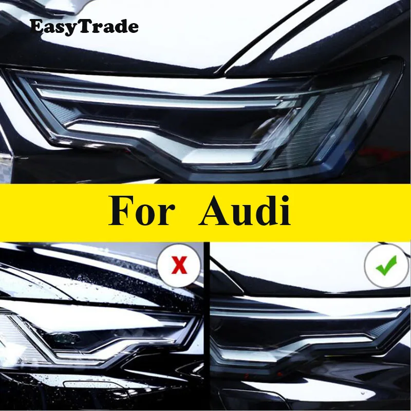 For Audi A4 B8 Q5 Q7 Q3 A3 A5 TPU Transparent Black Film Car Headlight Protective Film Anti-scratch Sticker Car Styling 2 Pcs
For Audi A4 B8 Q5 Q7 Q3 A3 A5 TPU Transparent Black Film Car Headlight Protective Film Anti-scratch Sticker Car Styling 2 Pcs