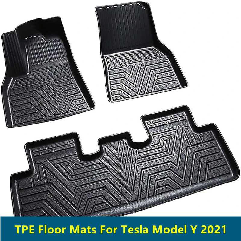 Tesla Model Y 2021 Car TPE Floor mats Front & Floor mats Set Rear All-Weather mats Waterproof Car Accessories mats
Tesla Model Y 2021 Car TPE Floor mats Front & Floor mats Set Rear All-Weather mats Waterproof Car Accessories mats