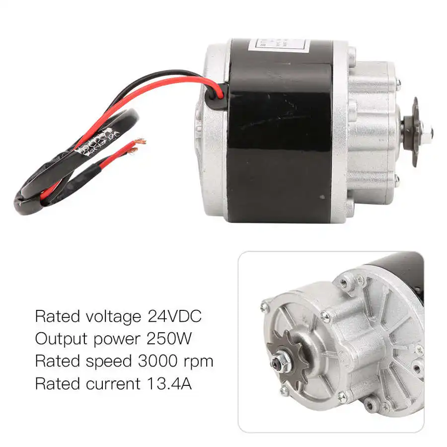 250W 13.4A DC 24V E-bike Bicycle Motor Geared Motor Footless for Refitting Bicycles Machine-Powered 3000 rpm Motor 
250W 13.4A DC 24V E-bike Bicycle Motor Geared Motor Footless for Refitting Bicycles Machine-Powered 3000 rpm Motor