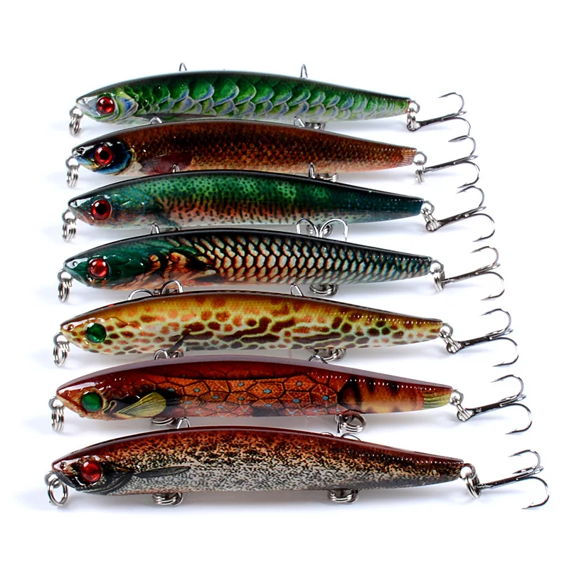 9.3cm/7.9g Fishing Lure Freshwater Walk The Dog Artificial Hard Plastic Bait Trout Bass Tackle Hard Bait Fishing Lures
9.3cm/7.9g Fishing Lure Freshwater Walk The Dog Artificial Hard Plastic Bait Trout Bass Tackle Hard Bait Fishing Lures