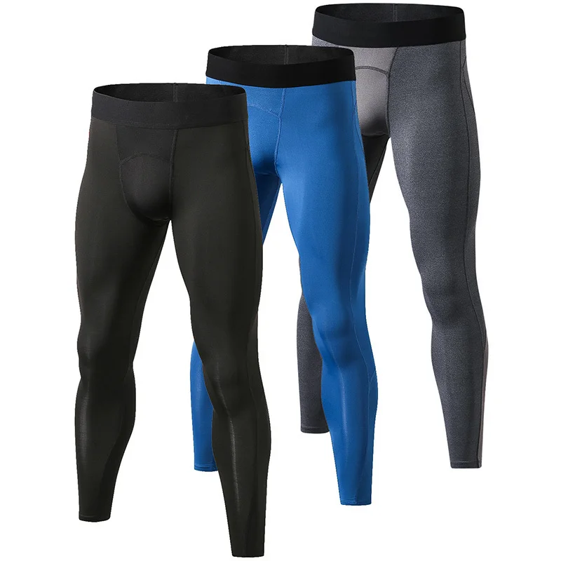 3 шт. новые леггинсы для спортзала Hombre фитнес брюки спортивные штаны мужчин
