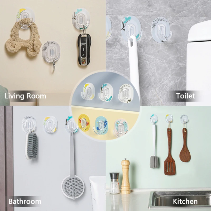 Self Adhesive Kitchen Wall Door Hook Key Holder Rack Towel Hanger Bathroom Rack Hooks Creative Home Decor Key Holder
Self Adhesive Kitchen Wall Door Hook Key Holder Rack Towel Hanger Bathroom Rack Hooks Creative Home Decor Key Holder