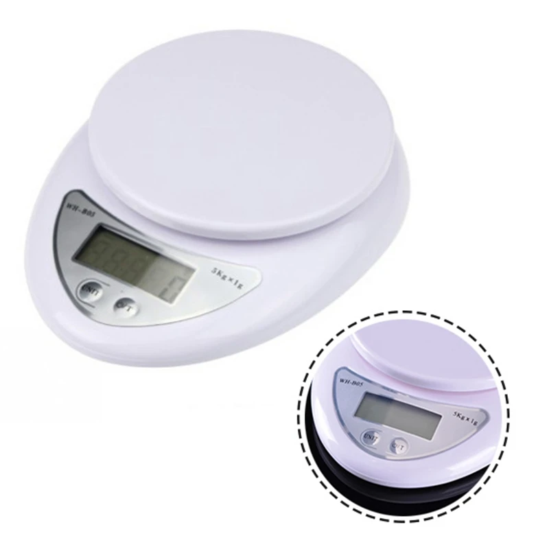 5kg/1g Portable Digital Scale Kitchen Food Diet Postal Scales Balance Measuring Weighing Scale Electronic Scales Without battery 
5kg/1g Portable Digital Scale Kitchen Food Diet Postal Scales Balance Measuring Weighing Scale Electronic Scales Without battery