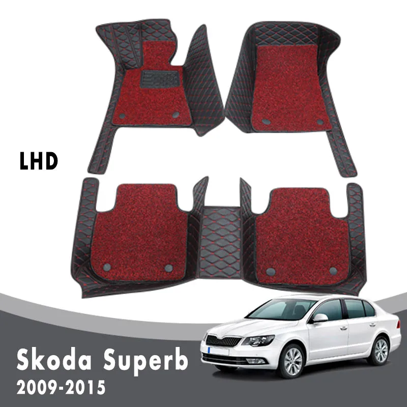 Car Floor Mats For Skoda Superb 2015 2014 2013 2012 2011 2010 2009 Carpets Luxury Double Layer Wire Loop Auto Interior Leather
Car Floor Mats For Skoda Superb 2015 2014 2013 2012 2011 2010 2009 Carpets Luxury Double Layer Wire Loop Auto Interior Leather