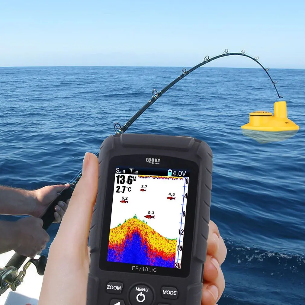 2021 NEW FF718LiC-W Waterproof Fish Finder Monitor with LCD Colored Display Wireless Smart Sonar Sensor Fish Depth Alarm
2021 NEW FF718LiC-W Waterproof Fish Finder Monitor with LCD Colored Display Wireless Smart Sonar Sensor Fish Depth Alarm