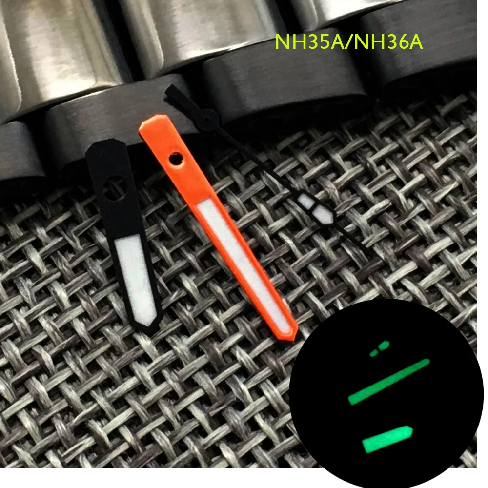 New Arrival Orange Watch Hands Spare Parts Fit For NH35 NH36 7s35 4r35 7009 Automatic Movement Green Lume Replacements
New Arrival Orange Watch Hands Spare Parts Fit For NH35 NH36 7s35 4r35 7009 Automatic Movement Green Lume Replacements