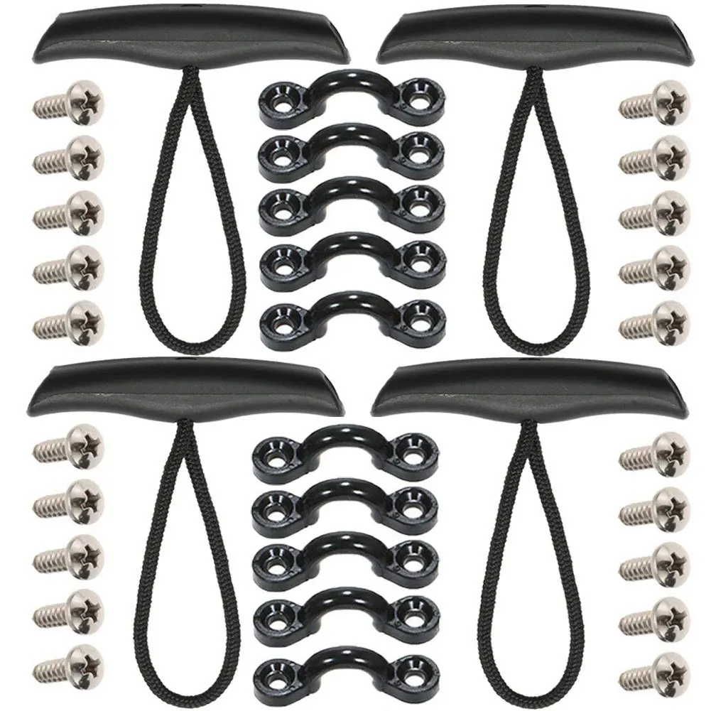 34PCS Kayak Carry Handle Canoe Rope T-Handle Cord Screws Heavy Duty Replacement Boat Carrying Kayak Accessories For Replacement
34PCS Kayak Carry Handle Canoe Rope T-Handle Cord Screws Heavy Duty Replacement Boat Carrying Kayak Accessories For Replacement